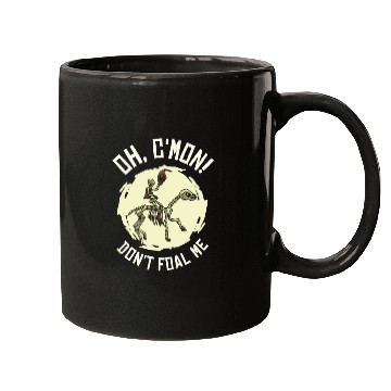 Discover Halloween Cowboy Skeleton Foal Horse Riding Mugs