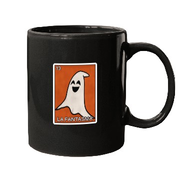 Discover La Fantasma Ghost Card Mexican Lottery Card Mugs