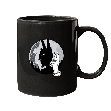 Discover Devil Shadow Puppet Evil Satan Lucifer Anrtichrist Mugs