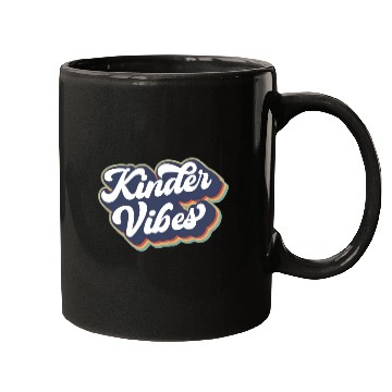 Discover Kinder Vibes Teacher School Time Fun Mugs