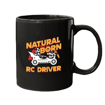 Discover Natural Born RC car Driver Racer Remote Controlled Mugs