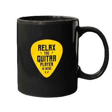 Discover Relax The Guitar Player Is Here Mugs