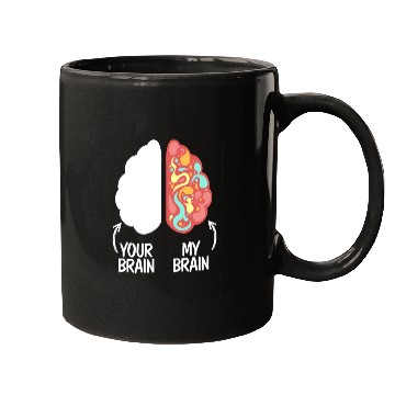 Discover Your Brain My Brain Embrace Neurodiversity ADHD Mugs