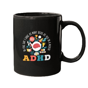 Discover ADHD Warrior Embrace Neurodiversity ADHD Awareness Mugs