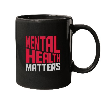 Discover mental health matters quote Mugs