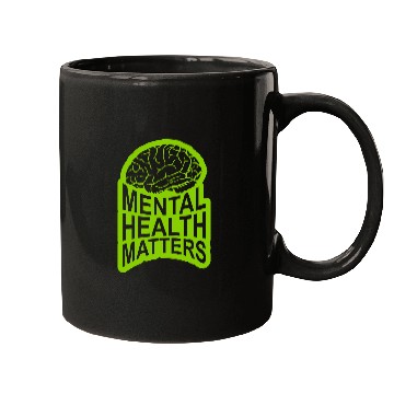 Discover mental health matters quote Mugs