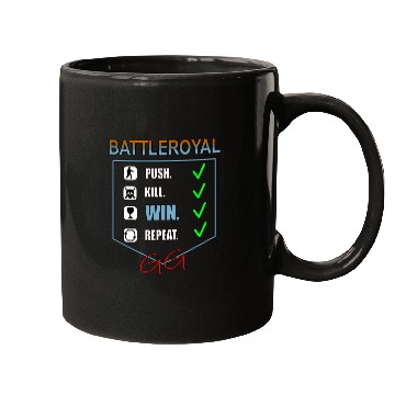 Discover Battle Royal Gaming Design Mugs