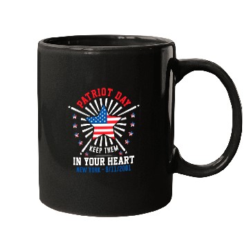 Discover 9/11 Patriot Day Keep Them in Your Heart Mugs
