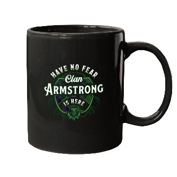Discover Funny Scottish Clan Armstrong Tartan Have No Fear Mugs