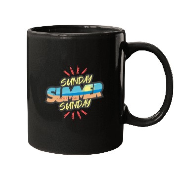 Discover Sunday Summer Mugs