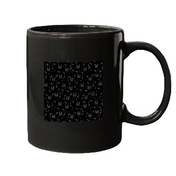 Discover Witchy Cats + Crystals Pink Pastel Goth Pattern Mugs