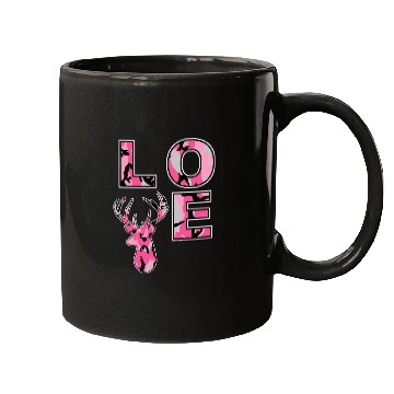 Discover K Camouflage Buck Love Deer Hunting Hunter Mugs