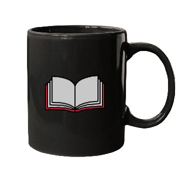 Discover school open book pages Mugs