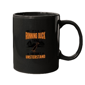 Discover It's A Running Duck Thing Mugs