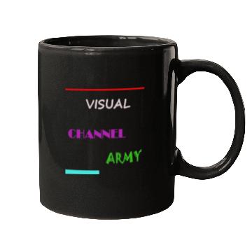 Discover Visual Channel Army Mugs