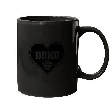 Discover Doko Heart Doppelkopf Card Game Hobby Mugs