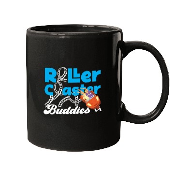 Discover Roller Coaster Friends Besties Mugs