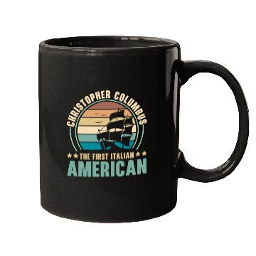 Discover Columbus Day Navigator Ship Christopher Columbus Mugs