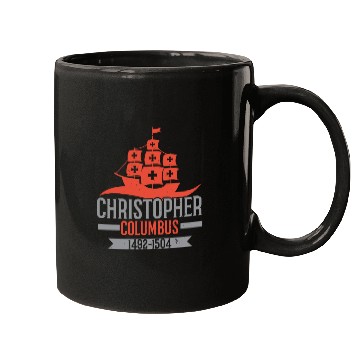 Discover Columbus Day Navigator Ship Christopher Columbus Mugs