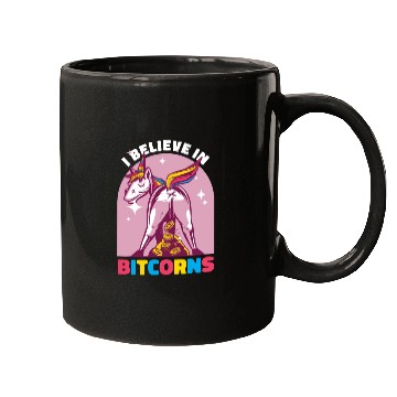 Discover Cryptocurrency Believe In Bitcorns Bitcoin Mugs