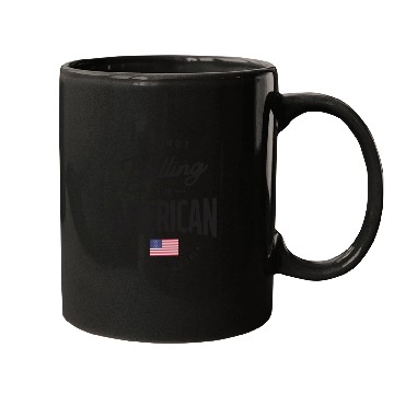 Discover I'm not yelling I'm American Funny American Pride Mugs