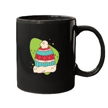 Discover winter hat Mugs