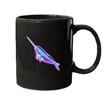 Discover Synthwave Narwhal Mugs