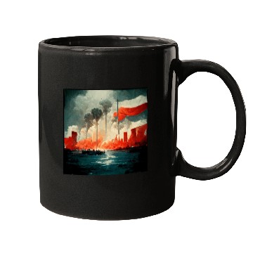 Discover No War Sad Painting Mugs