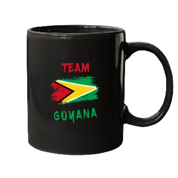 Discover Team Guyana flags design Mugs