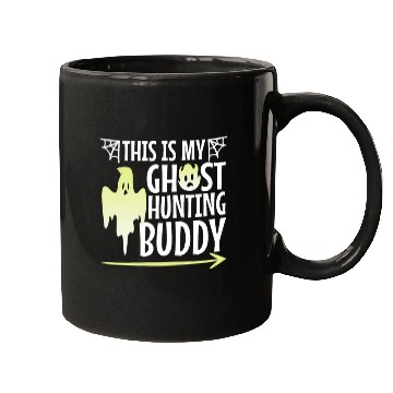 Discover This is my ghost hunting buddy, halloween couple Mugs
