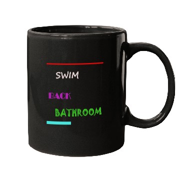 Discover Swim Back Bathroom Mugs