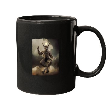 Discover Daddy Baphomet dark PG Mugs