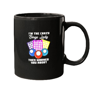 Discover Crazy Bingo Lady Mugs