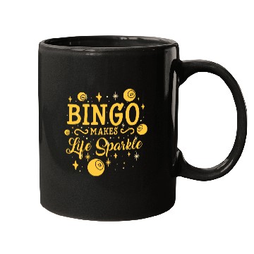 Discover Bingo Makes Life Sparkle Mugs