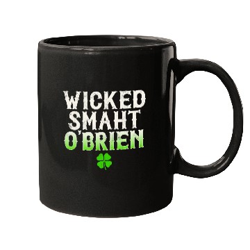 Discover Wicked Smaht O'Brien Clan Boston Irish Slang Mugs