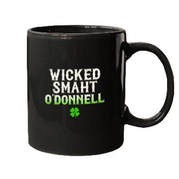 Discover Wicked Smaht O'Donnell Clan Boston Irish Slang Mugs