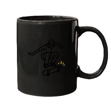 Discover Skateboard LinE Mugs