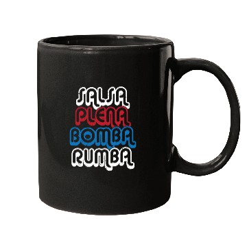 Discover Puerto Rico Dance Salsa Plena Bomba Rumba Mugs