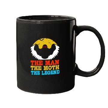 Discover Retro Mothman Cryptid The Man The Moth The Legend Mugs