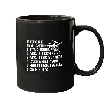 Discover It's A Drone Mugs