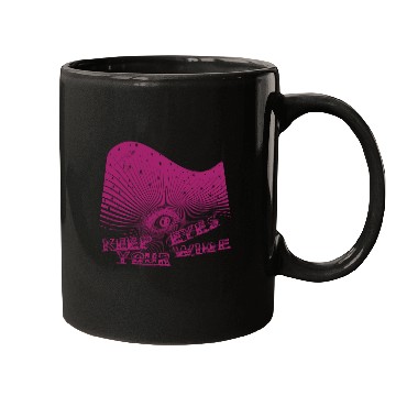 Discover Eyes Wide Winter Storm Deep In Pink Mugs