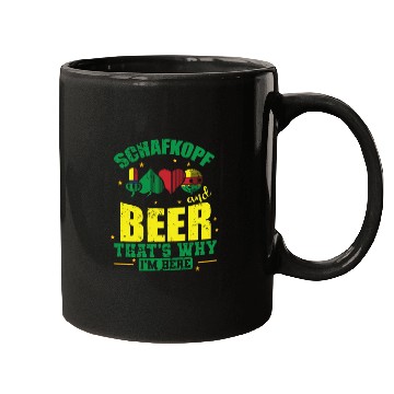Discover Schafkopf and Beer that's why I'm here Mugs
