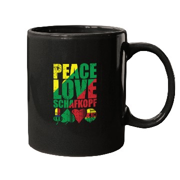 Discover Peace Love Sheepshead Card Game Playing Card Mugs