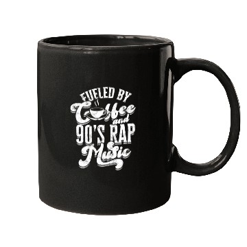 Discover Fueled by coffee and 90's rap music - sweet Mugs