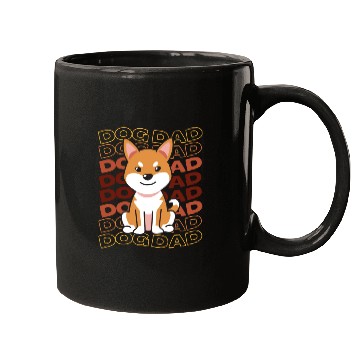 Discover Dog Dad Mugs