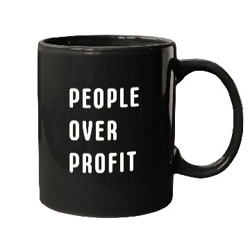 Discover People Over Profit Anti Capitalism Protest Mugs