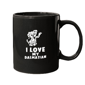 Discover I Love My Dalmatian Mugs