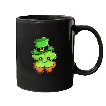 Discover Shamrock Wearing Red Beard and Green Hat For Mugs