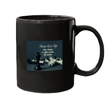 Discover Never Give Up Mugs