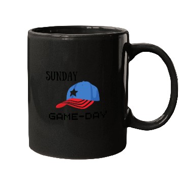 Discover GAME Day Sunday Cute on Holiday Mugs